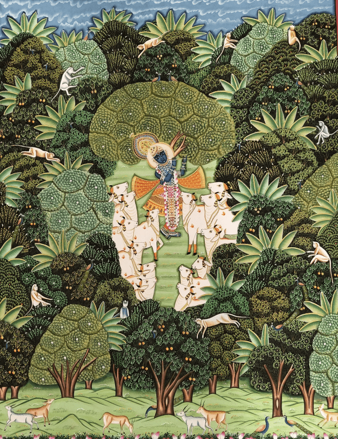 Krishna in Gokul: Shepherd of Serenity