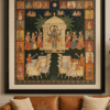 Divine Serenade: Shrinathji with Gopis and the Sacred Herd - Image 2