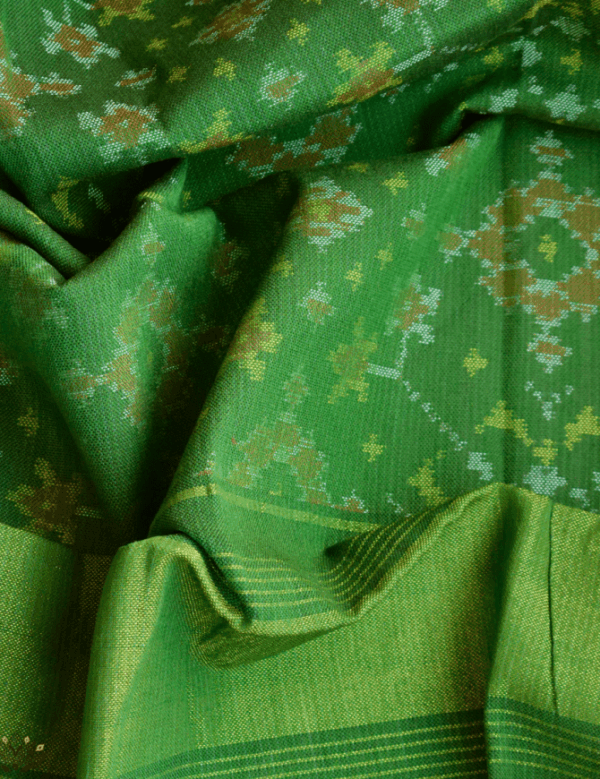 Single Ikat Patola Shawl - Image 4